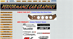 Desktop Screenshot of performancecargraphics.com