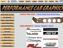 Tablet Screenshot of performancecargraphics.com